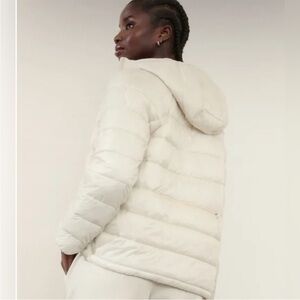 Athleta | Aire Puffer Jacket | Bone | Size SPetite